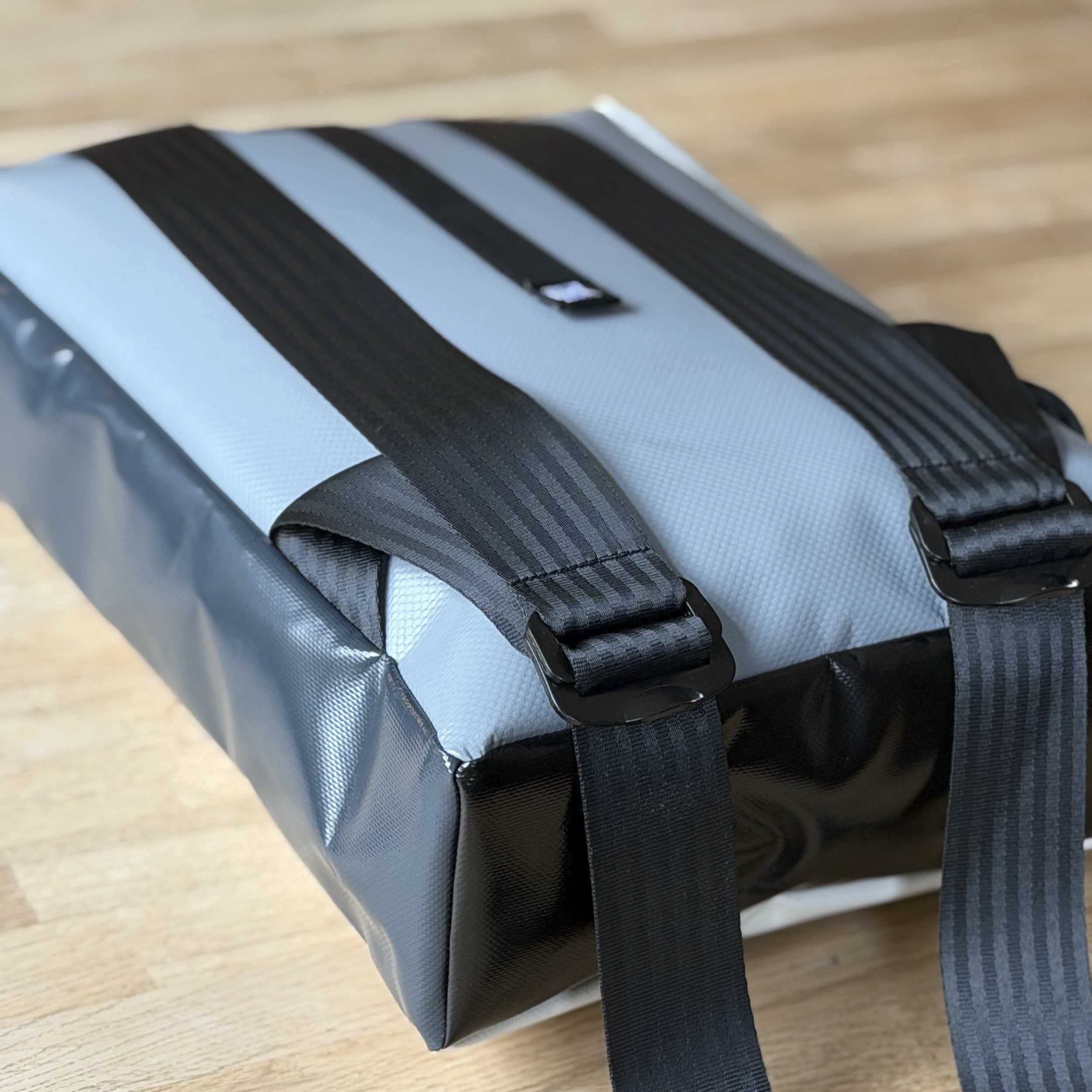 Rolltop rugzak wit - Afbeelding 4